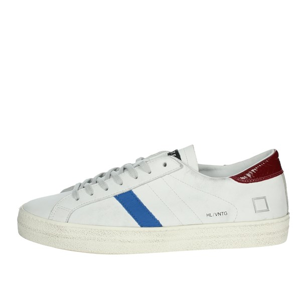 D.a.t.e. Shoes Sneakers White/Burgundy CAMP-HILL 7