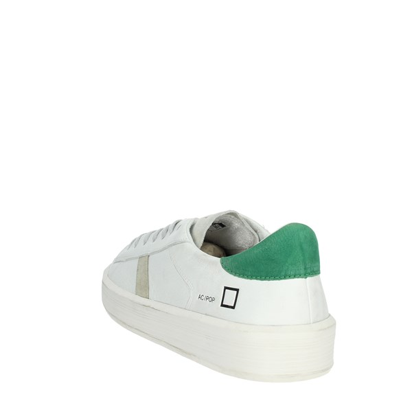 D.a.t.e. Shoes Sneakers White/Green CAMP-ACE 36
