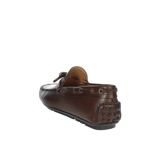 Herman Scott Shoes Moccasin Brown 6070