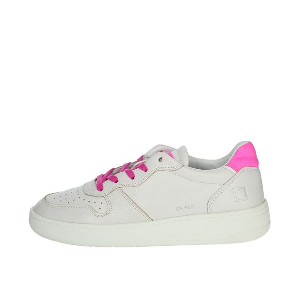 D.a.t.e. Shoes Sneakers White/Fuchsia CAMP-COURT 118