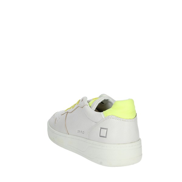 D.a.t.e. Shoes Sneakers White/Yellow CAMP-COURT 119