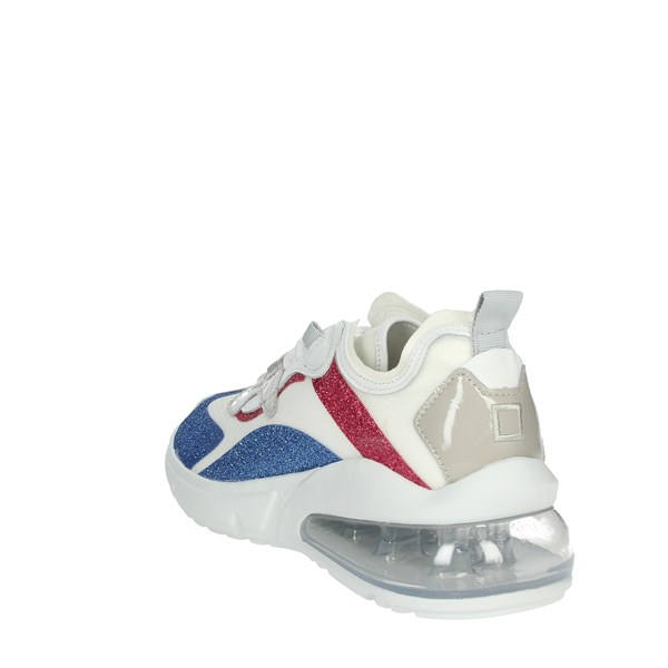 D.a.t.e. Shoes Sneakers White/Light-blue CAMP-AURA 133