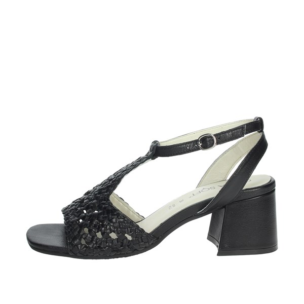 Cinzia Soft Shoes Heeled Sandals Black CIB403