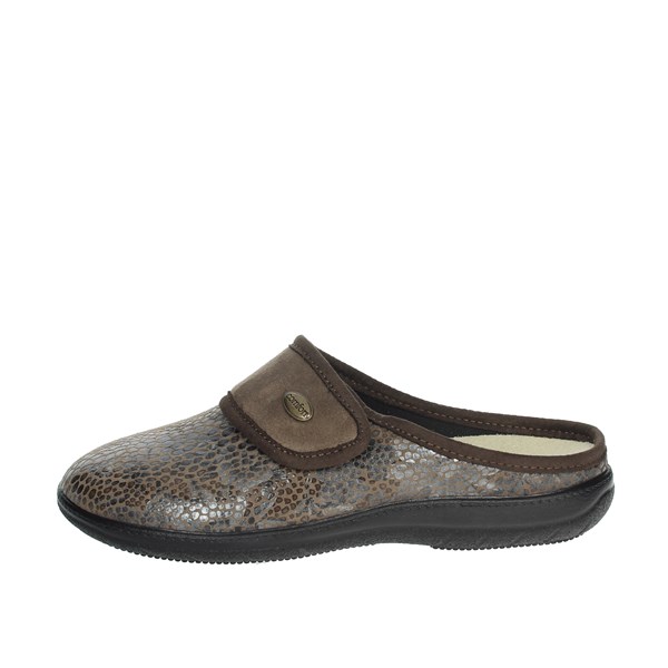 Cinzia Soft Shoes Slippers Brown Taupe MQ6036