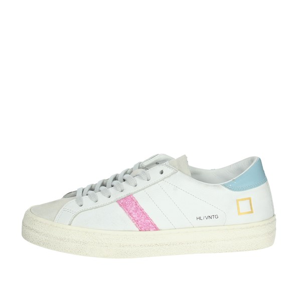 D.a.t.e. Shoes Sneakers White/Pink CAMP-HILL 146