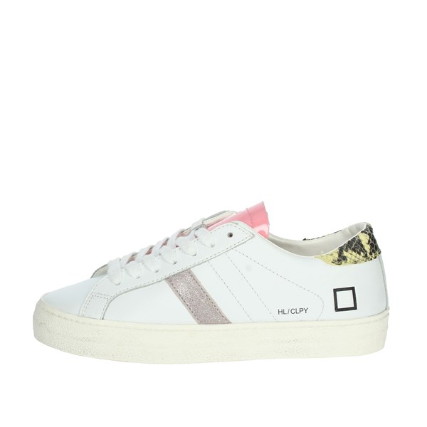 D.a.t.e. Shoes Sneakers White/Pink CAMP-HILL 158