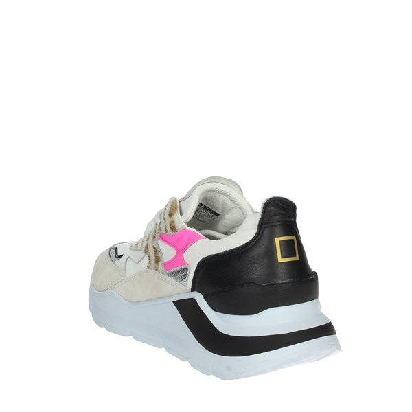 D.a.t.e. Shoes Sneakers White/Fuchsia CAMP-FUGA 174