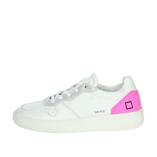 D.a.t.e. Shoes Sneakers White/Fuchsia CAMP-COURT 182