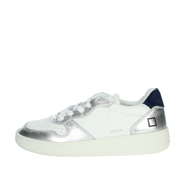 D.a.t.e. Shoes Sneakers White/Silver CAMP-COURT 183