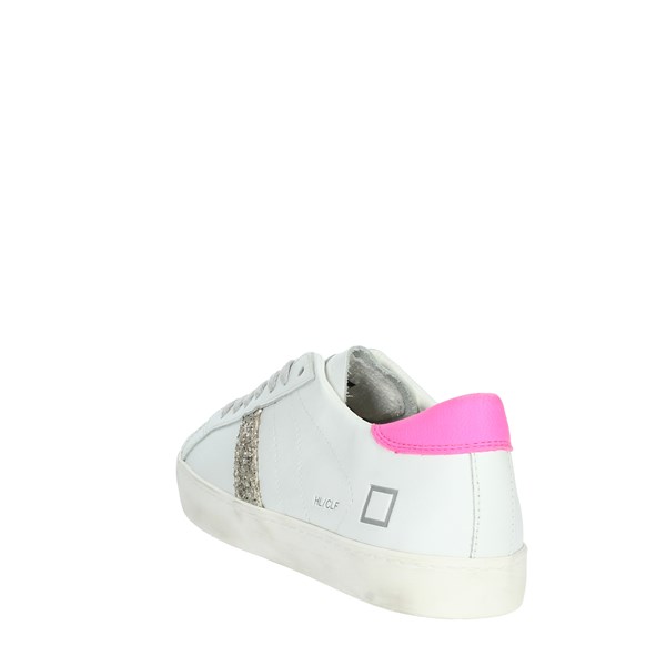 D.a.t.e. Shoes Sneakers White/Fuchsia CAMP-HILL 186