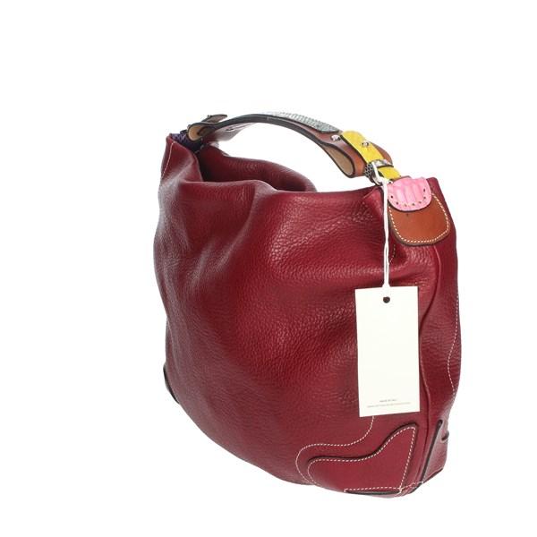 Sem Vaccaro Accessories Bags Burgundy MEZZA LUNA