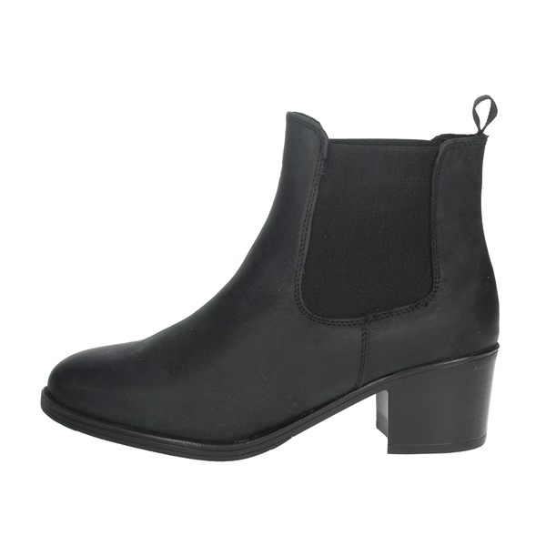 Cinzia Soft Shoes Heeled Ankle Boots Black IV13647-BC