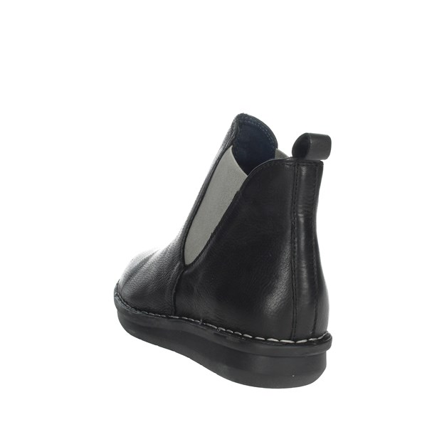 Cinzia Soft Shoes Low Ankle Boots Black IV15963-NS