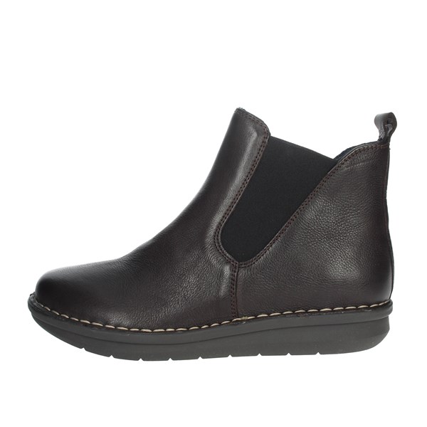 Cinzia Soft Shoes Low Ankle Boots Brown IV15963-NS