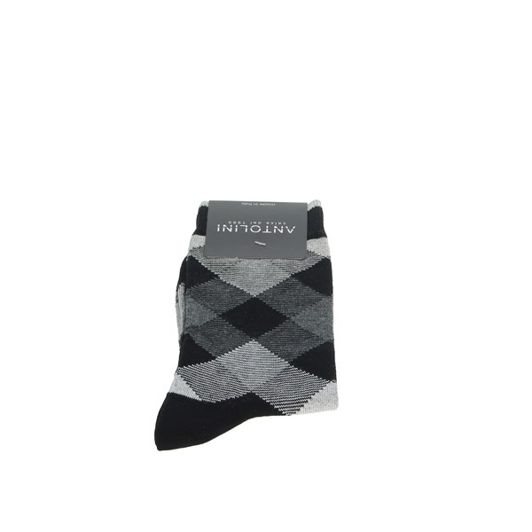 Antolini Accessories Socks Black/Grey RB1018 MIX ROMBI