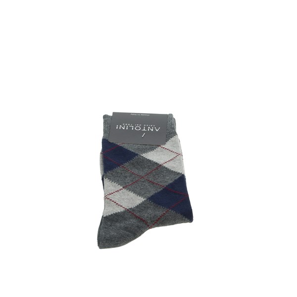 Antolini Accessories Socks Grey/Blue RB1018 MIX ROMBI