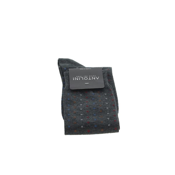 Antolini Accessories Socks Grey 5A01 SMALLSQUARE