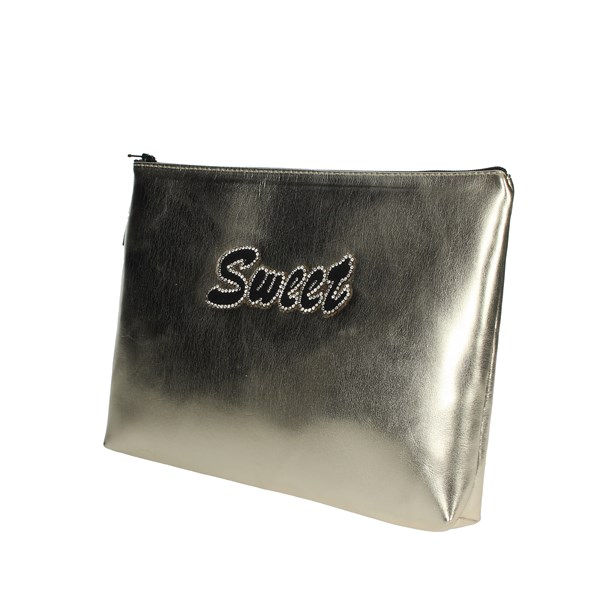 L.p.b. Accessories Clutch Bag Gold SOLEIL-M