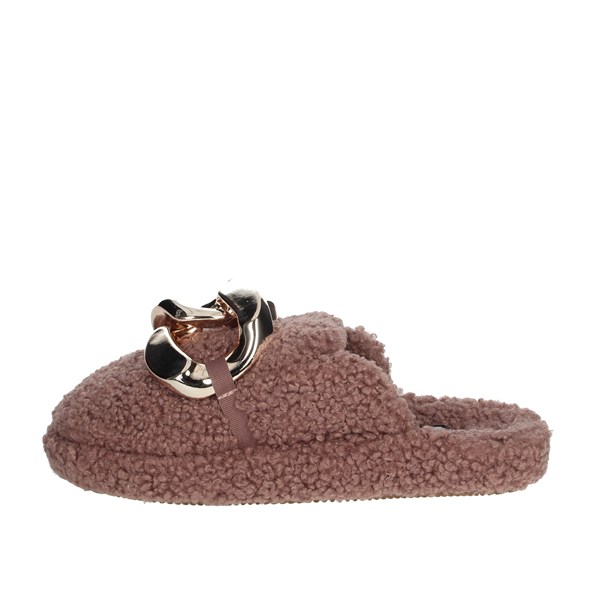 Gold & Gold Shoes Clogs Light dusty pink FL159
