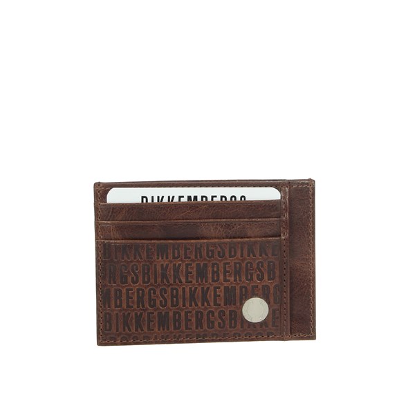 Bikkembergs Accessories Business Cardholders Brown leather E55.309