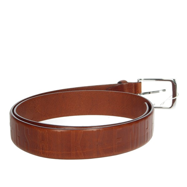 Bikkembergs Accessories Belt Brown leather E35.061