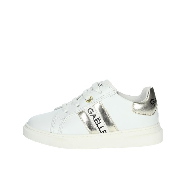 Gaelle Paris Shoes Sneakers White/Gold G-622