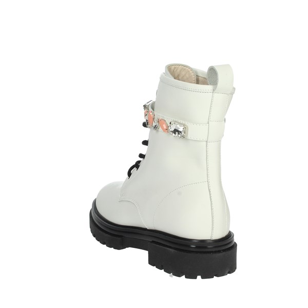 Florens Shoes Boots White CAMP.37