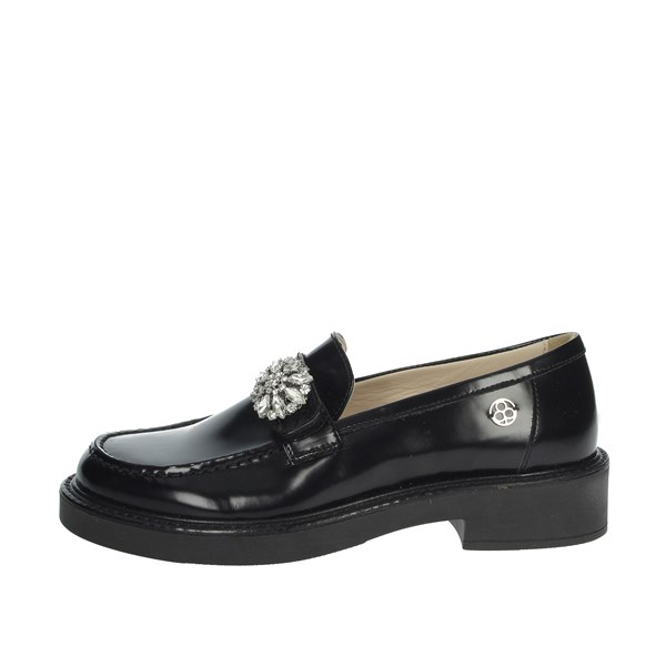 Florens Shoes Moccasin Black CAMP.48
