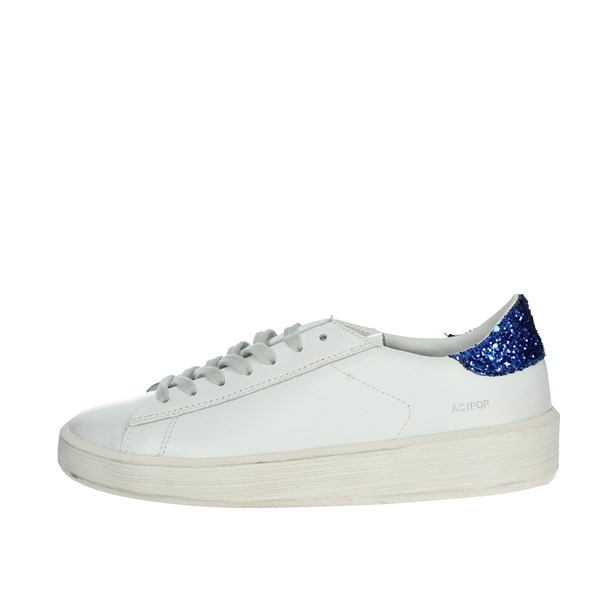 D.a.t.e. Shoes Sneakers White/Blue CAMP-ACE 218