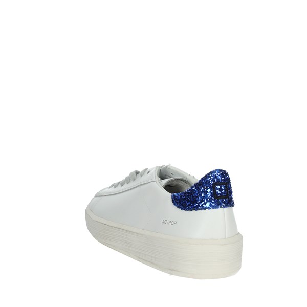 D.a.t.e. Shoes Sneakers White/Blue CAMP-ACE 218