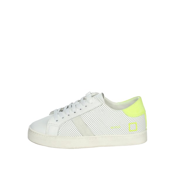 D.a.t.e. Shoes Sneakers White/Yellow/ Fluo J321-HL2-FL-WY