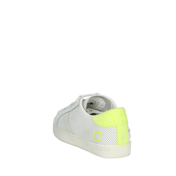 D.a.t.e. Shoes Sneakers White/Yellow/ Fluo J321-HL2-FL-WY