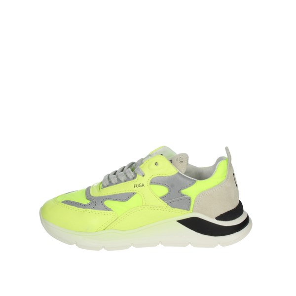 D.a.t.e. Shoes Sneakers Yellow-Fluo J341-FG-FH-YE2