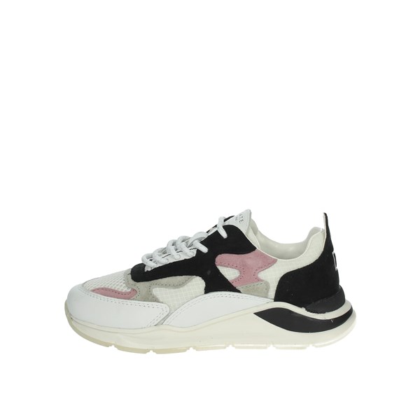 D.a.t.e. Shoes Sneakers White/Pink J321-FG2-NK-WPB