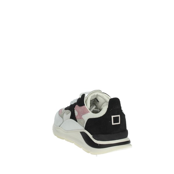 D.a.t.e. Shoes Sneakers White/Pink J321-FG2-NK-WPB