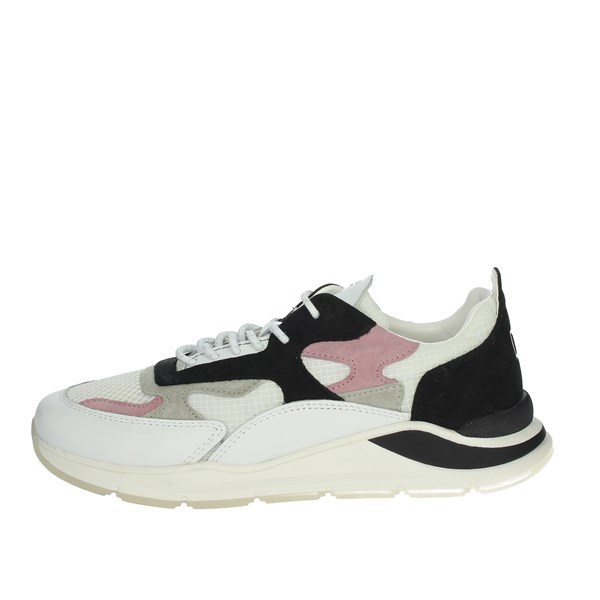 D.a.t.e. Shoes Sneakers White/Pink J321-FG3-NK-WPB