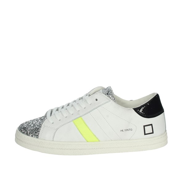 D.a.t.e. Shoes Sneakers White/Silver J341-HL-VC-WG3