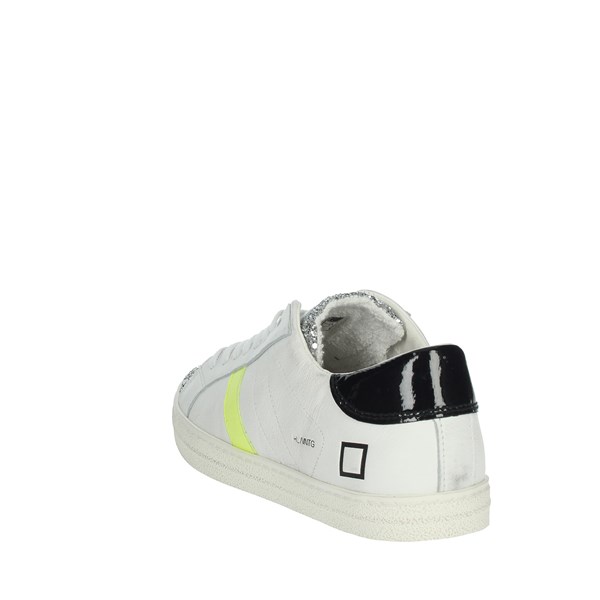 D.a.t.e. Shoes Sneakers White/Silver J341-HL-VC-WG3
