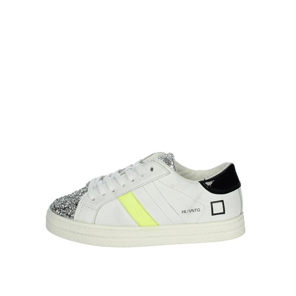 D.a.t.e. Shoes Sneakers White/Silver J341-HL-VC-WG2