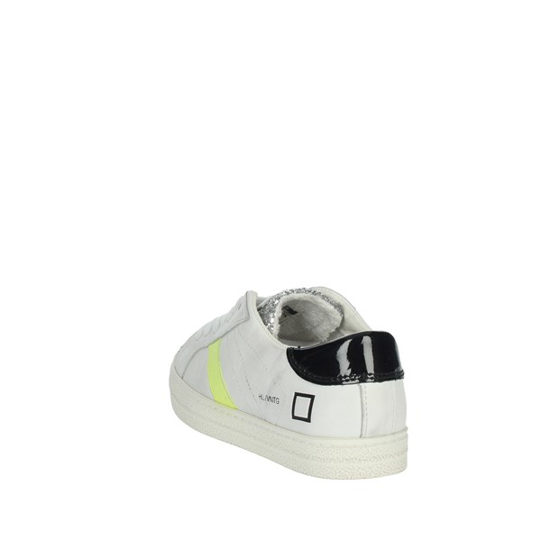 D.a.t.e. Shoes Sneakers White/Silver J341-HL-VC-WG2