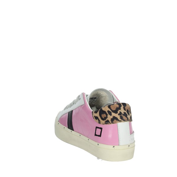 D.a.t.e. Shoes Sneakers White/Pink SS-HILL DOUBLE-155