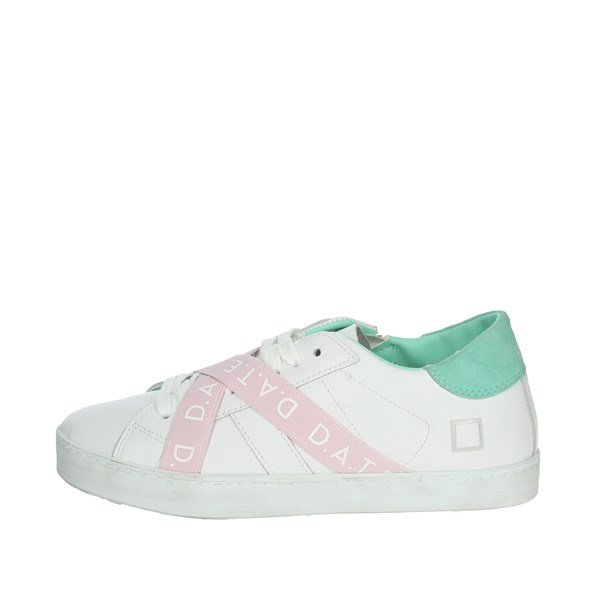D.a.t.e. Shoes Sneakers White/Pink SS-HILL LOW-169