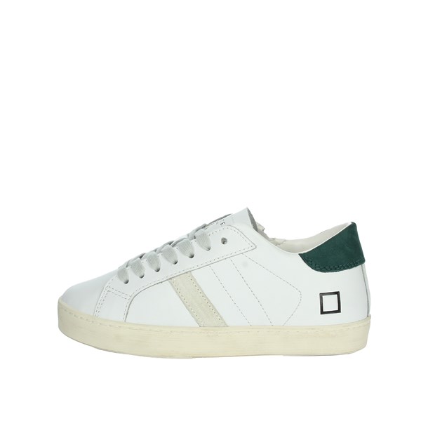 D.a.t.e. Shoes Sneakers White/Green SS-HILL LOW-177