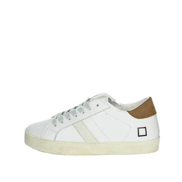 D.a.t.e. Shoes Sneakers White/Brown leather SS-HILL LOW-179