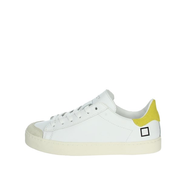 D.a.t.e. Shoes Sneakers White/Yellow SS-TWIST-174