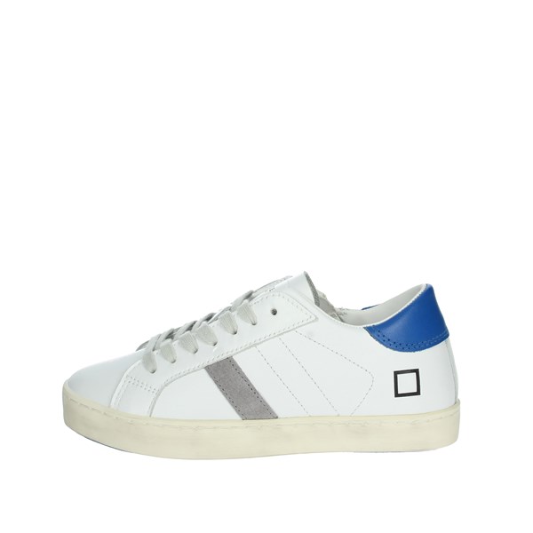 D.a.t.e. Shoes Sneakers White/Light-blue SS-HILL LOW-185