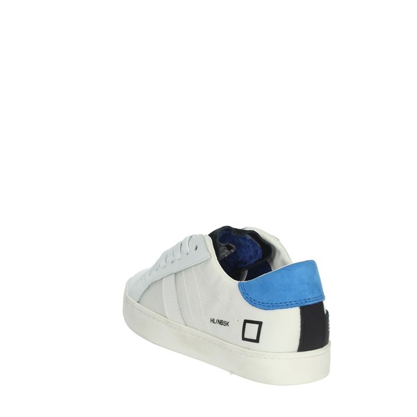 D.a.t.e. Shoes Sneakers White/Sky blue SS-HILL LOW-190