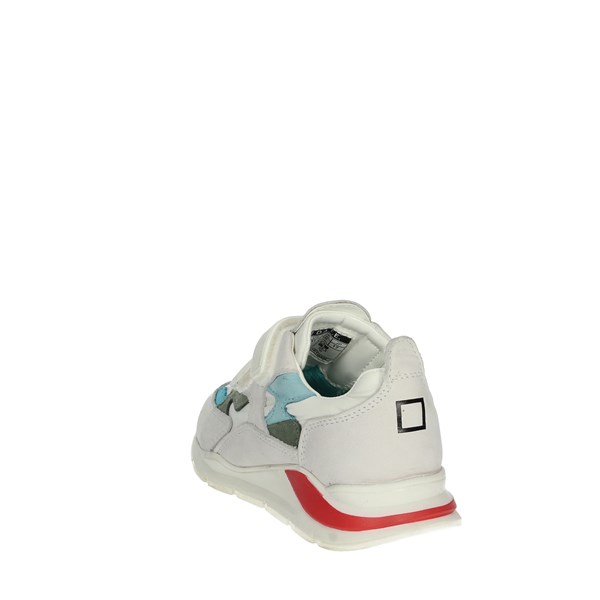 D.a.t.e. Shoes Sneakers White/Sky blue SS-FUGA-198