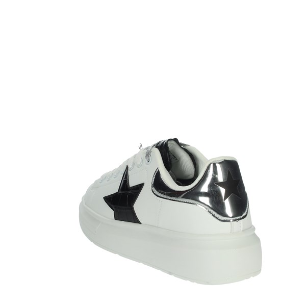 Shop Art Shoes Sneakers White/Silver SA80215