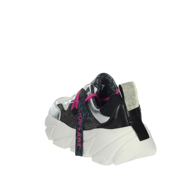 Shop Art Shoes Sneakers White/Black SA80228